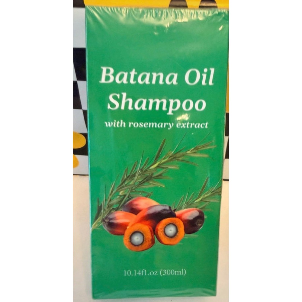 Batana Oil Shampoo with Rosemary Extract Hair Growth Smoothing 10.14oz 300ml